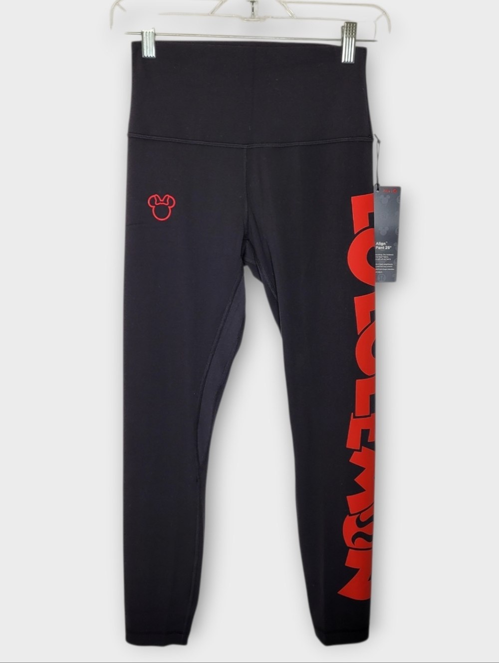 Lululemon x Disney Align High Rise 25" Leggings 6 Black Limited Edition NEW